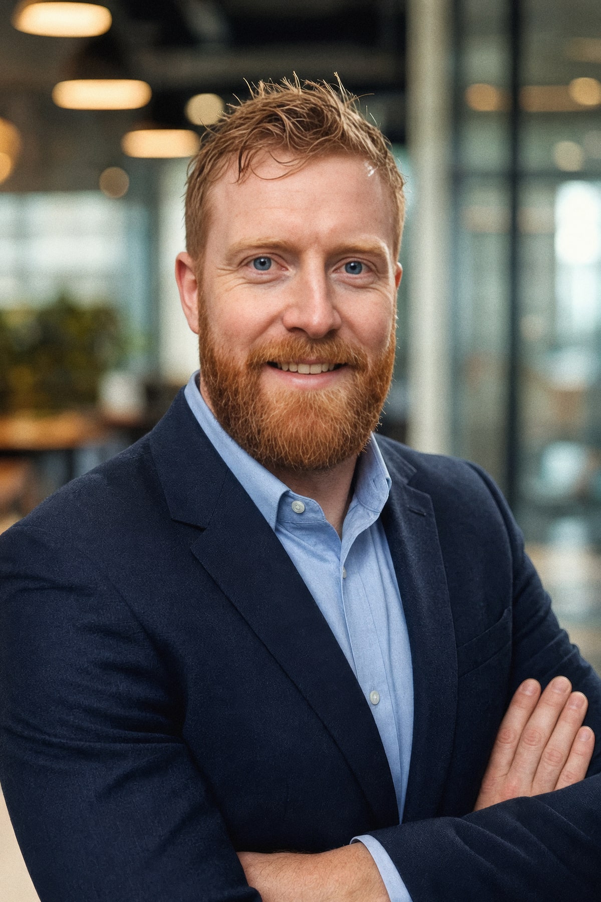 Finished studio portrait: Startup Founder
